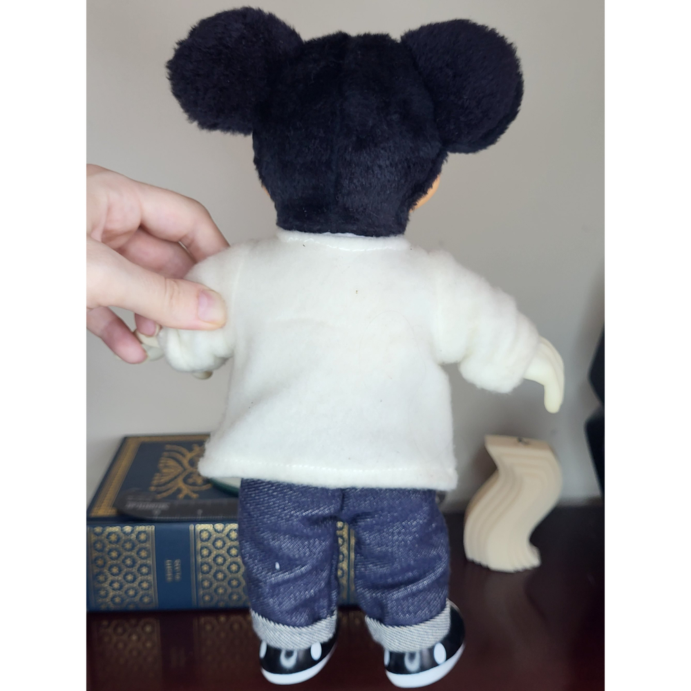 Disney Mickey Mouse Sock Hop Greaser Vinyage 1990s plush vinyl face - Picture 9 of 17